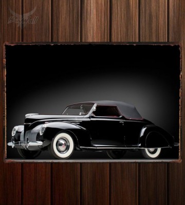 Металлическая табличка Lincoln Zephyr Convertible Coupe 392